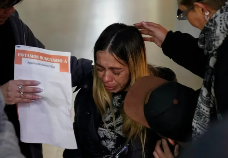 Política Chubut » El desgarrador momento en que la madre de Agostina se ...